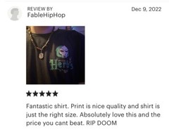 MF DOOM Special Herbs Lavender Buds/Men’s/Women’s Graphic Design T- Shirt M/6X