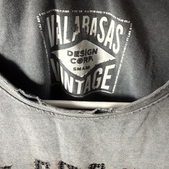 Valabasas Graphic Tee Mens sz S Grunge Skull Don’t Panic Gray 100% Cotton Street