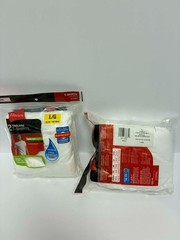 Hanes Tagless T-Shirts 4 White Size L ComfortSoft Crew Neck Undershirts Mens