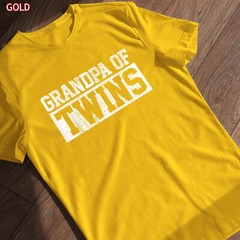 Twins Grandpa Grandfather T-Shirt Special Gift For Men, Dad, Tee Gift