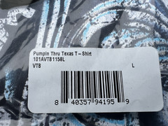 WARREN LOTAS Pumpin Thru Texas T-Shirt Men’s Size L Black Washed