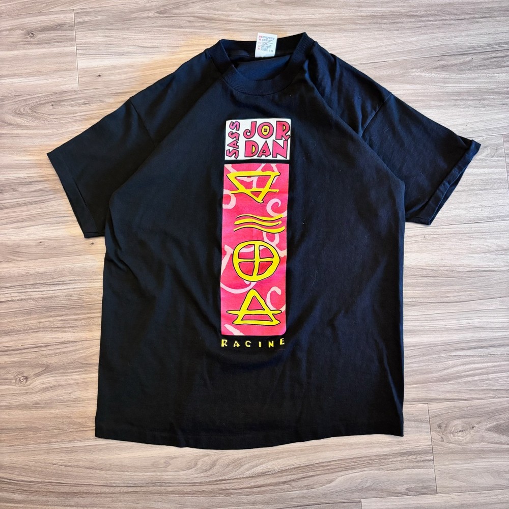 90s / Vintage Sass Jordan Racine Brockum Band Tee Single Stitch Size Large
