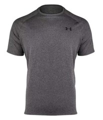 Under Armour Men’s Adult Size Small T Shirt, 2.0 Tech Tee 1326413, Charcoal Gray