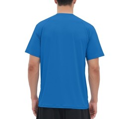 Men’s Rash Guard Swim Shirt Short Sleeve, Quick Dry UPF 50+ Sun Protection Fi…