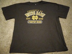 Notre Dame ND Irish College T Shirts Multiple Sizes, Brands, Styles To Choose