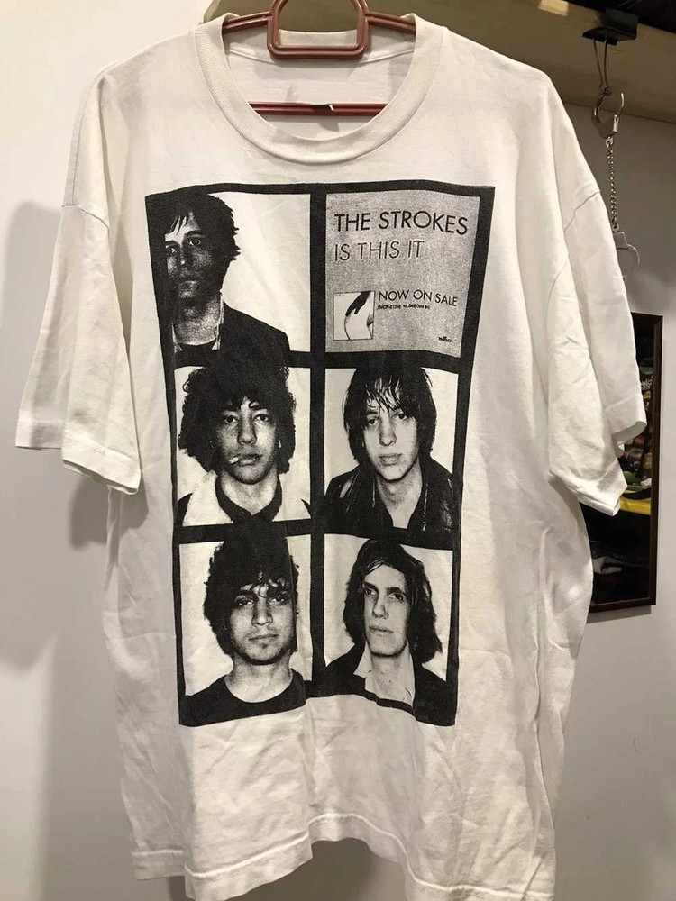 THE STROKES Band Is This It T Shirt Size S-5XL