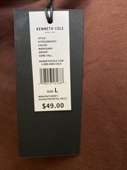 Kenneth Cole Men’s Mahogany Red Large Short Sleeve Crew Neck T-shirt NWT $49