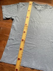 Duluth Trading Co Shirt Mens XL Longtail Pocket Crewneck Gray Cotton Tee