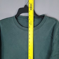 Lands’ End Men’s T-Shirt Green XL/T Cotton Crew Neck Machine Washable