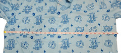 RobotsGears/Screws Cartoon Hawaiian Shirt Stretch Shirt 2XL