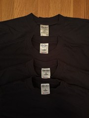 Shaka Wear Super Max Heavy Men’s Black Cotton Knit T-Shirts S-XL (LOT OF ALL 4)