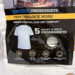 Dickies Dri-tech Performance Work 5 Short Sleeve Undershirts New Size Medium