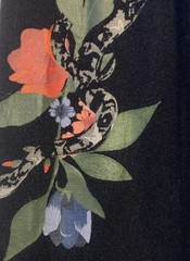 Hollister Must-Have Collection Floral Graphic T-Shirt Black Men’s L Long Sleeve