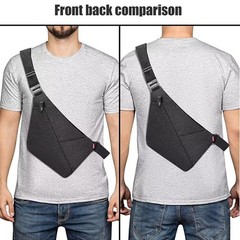 OSOCE Anti-Theft Waterproof Shoulder Backpack Sling Chest Crossbody Bag Cover