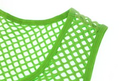 Men Mesh See Through Fishnet Vest T-Shirt Sleeveless Sport Top Lingerie Tank Top
