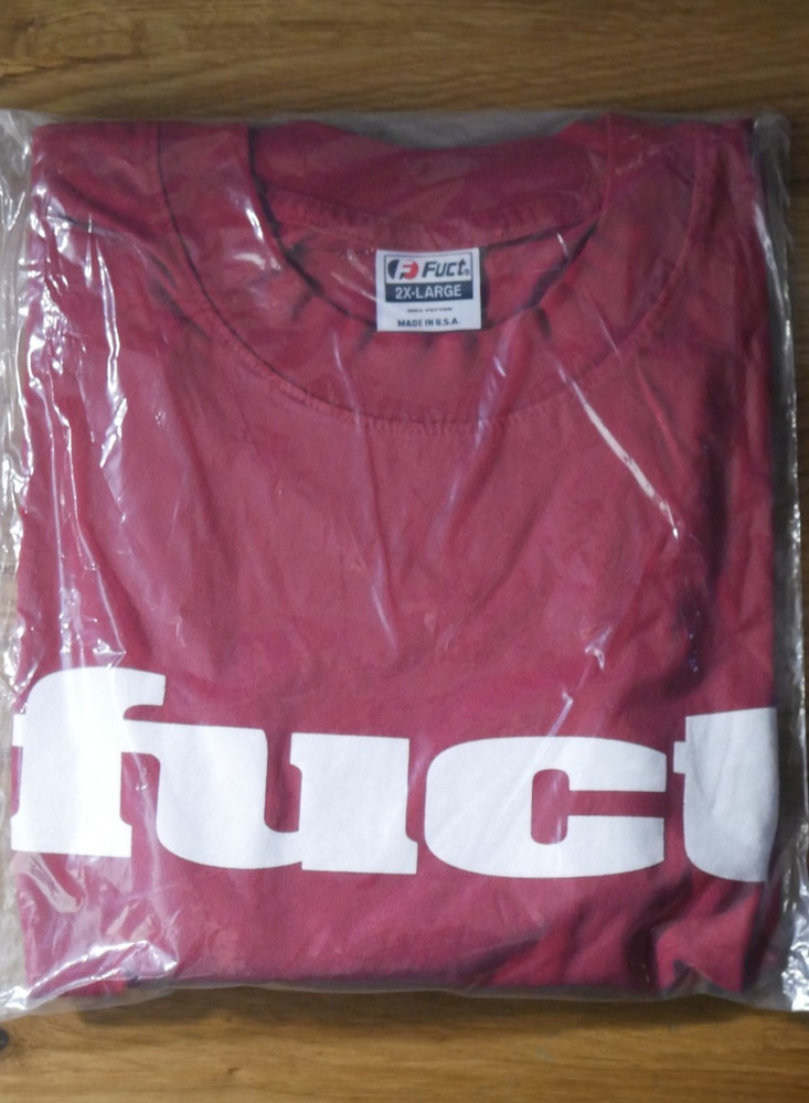 Fuct OG Logo Tee 2025 | Red | 2XL | New 100% Authentic