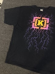 Vintage Krew Kr3w Lightning Streetwear Skateboarding T Shirt Black Size 2XL Rare