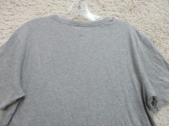 Nike Shirt Medium Adult Gray Tee Casual Swoosh Logo Athletic Cut Modern Fit Mens