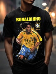RONALDINHO BRAZIL WORLD CUP 2026 T SHIRTS MEN’S SIZES