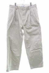 WACKO MARIA DOUBLE PLEATED CHINO TROUSERS BEIGE SIZE 2XL 23SS WMP PT02 2 Tuck Ch