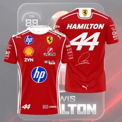✅ Lewis Hamilton Scuderia F*rrari F1 Team Formula F1 Racing Team 2026 AOP Shirt