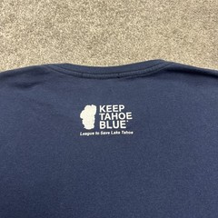Marine Layer Re-Spun Keep tahoe Graphic T-Shirt Mens Medium Navy Casual Crew Tee