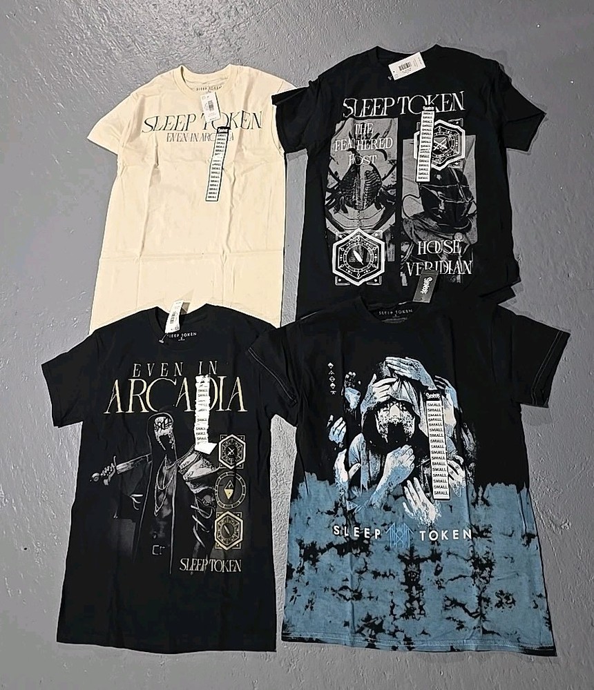 Sleep Token Arcadia T-Shirt Lot 4pc NwT SZ Adult Small (T)