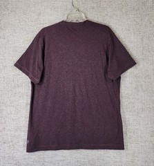 Public Rec Go To V Neck T Shirt Mens L Purple Performance Pima Cotton Athletic