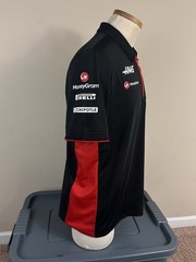 Haas Racing F1 Team Polo Shirt Moneygram Men’s Size EUR Large L