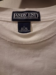 Lands’ End Flag T-Shirt Large SS 42-44