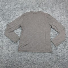 Quince Shirt Mens XL Gray 100% Merino Wool Cold Weather Base Layer Crew NWT