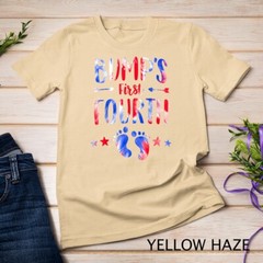 Bump’s First 4th Of July Pregnancy Independence Day Tie Dye Unisex T-shirt
