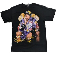 Kobe Bryant Lakers Championship Rings Graphic T-Shirt Men’s Medium Black
