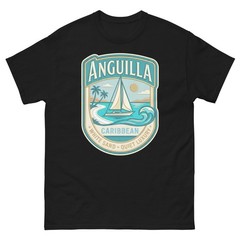 Anguilla Caribbean White Sand Graphic T-Shirt Unisex Travel Tee