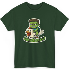 Funny Chicken Jockey T Shirt, Gamer Chicken Ride Games Unisex Kids Adult Top