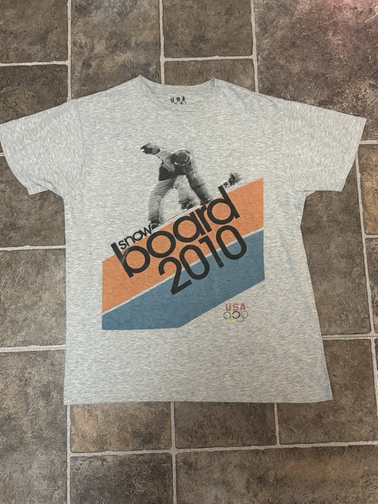 2010 SNOW BOARD – Vancouver OLYMPICS USA (Large) T-Shirt