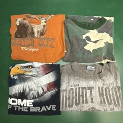Hunting Outdoors Deer Nature Realtree Graphic T-Shirt Mixed lot of 16 XL XXL