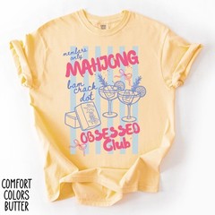 Mahjong Social Club Shirt Mahj Game Night Mahjong Lover Tournament Tee