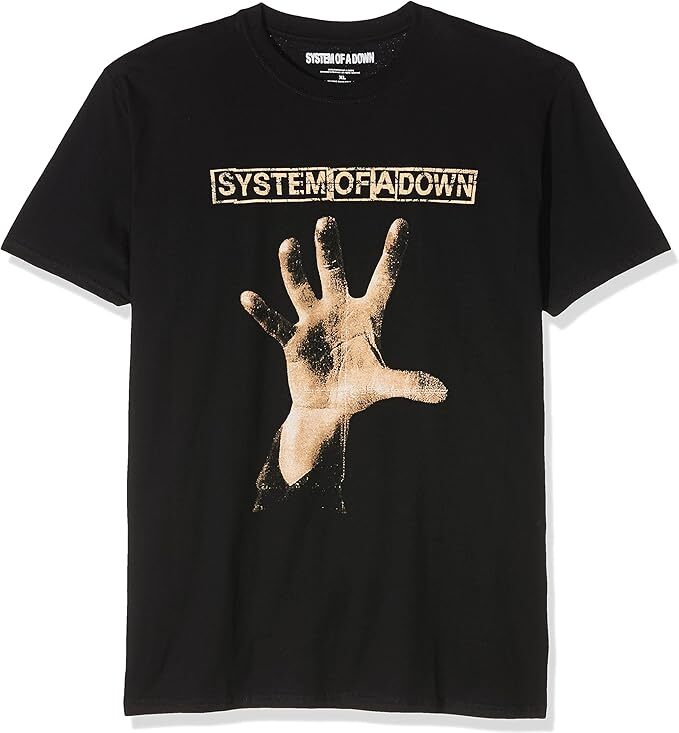 System of a Down Mens T-shirt – SOAD Self Titled Hand New – Band Tees