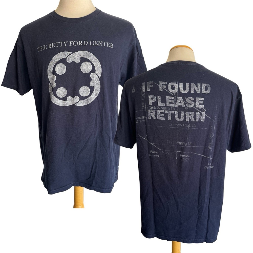 THE BETTY FORD CENTER (2005) Original Vintage Y2K (RECALLED) T-Shirt Size Large