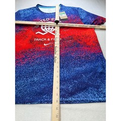 Nike Men’s Dri-FIT Running T-Shirt USA Miler FJ3411-635 Size XL NWT UPF 40+