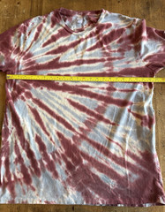 Tie Dye Distressed Cotton Retro T Shirt by Alternative Brand, XL, Great Cond