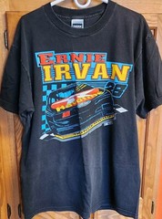 1994 Tultex Ernie Irvan T Shirt Mens XL #28 Car Nascar Checkered Flag Sports VTG