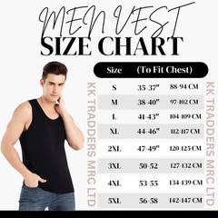 6 PACK 3 Men’s Vest Tops 100% Cotton Plain Classic Summer Training Gym Tank Top