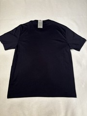 Murano Liquid Luxury Men’s Solid Navy Crew Neck Short Sleeve T-Shirt Size L