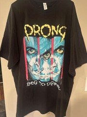 Prong Beg To Differ T Shirt L Black Double Sided Graphic Band Tee Heavy Metal