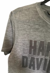 Harley-Davidson Jersey Applique Logo Slim Fit Tee Gray Men’s Size Medium
