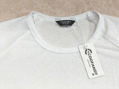 COOFANDY Men’s T-Shirt size S White Dri-Fit Comfort Fabric NWT