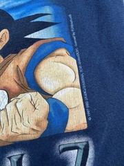 Vintage 1997 Dragon Ball Z Made In USA Graphic T-Shirt Goku Picollo Navy | M