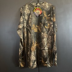 Vtg NWT Ace Sportswear Realtree Camo Shirt Single Stitch Hardwood USA Medium